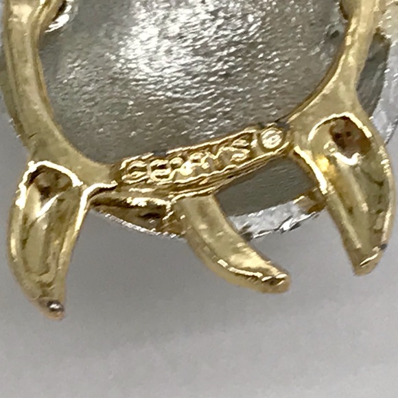 Vintage Gold and Silver Turtle Brooch Pin - Picture 6 of 8